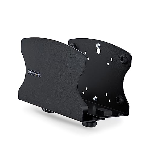 SUPPORTO PER PC DESKTOP A PARETE: Realizzato in robusto acciaio verniciato a polvere, questo supporto a parete adatto all'uso intensivo supporta Case fino a 18 kg; I distanziali in gomma evitano i graffi al telaio della CPU mantenendolo stabile e sicuro.