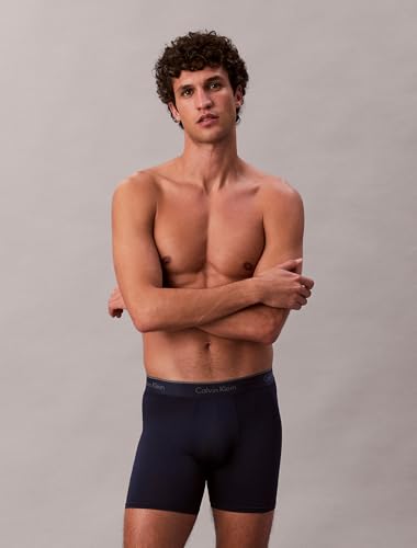Calvin Klein Men's Micro Stretch 7-pack Boxer Brief, 2 Black, 2 Blue Shadow, 2 Medium Grey, 1 Cobalt Water, Large - image 3