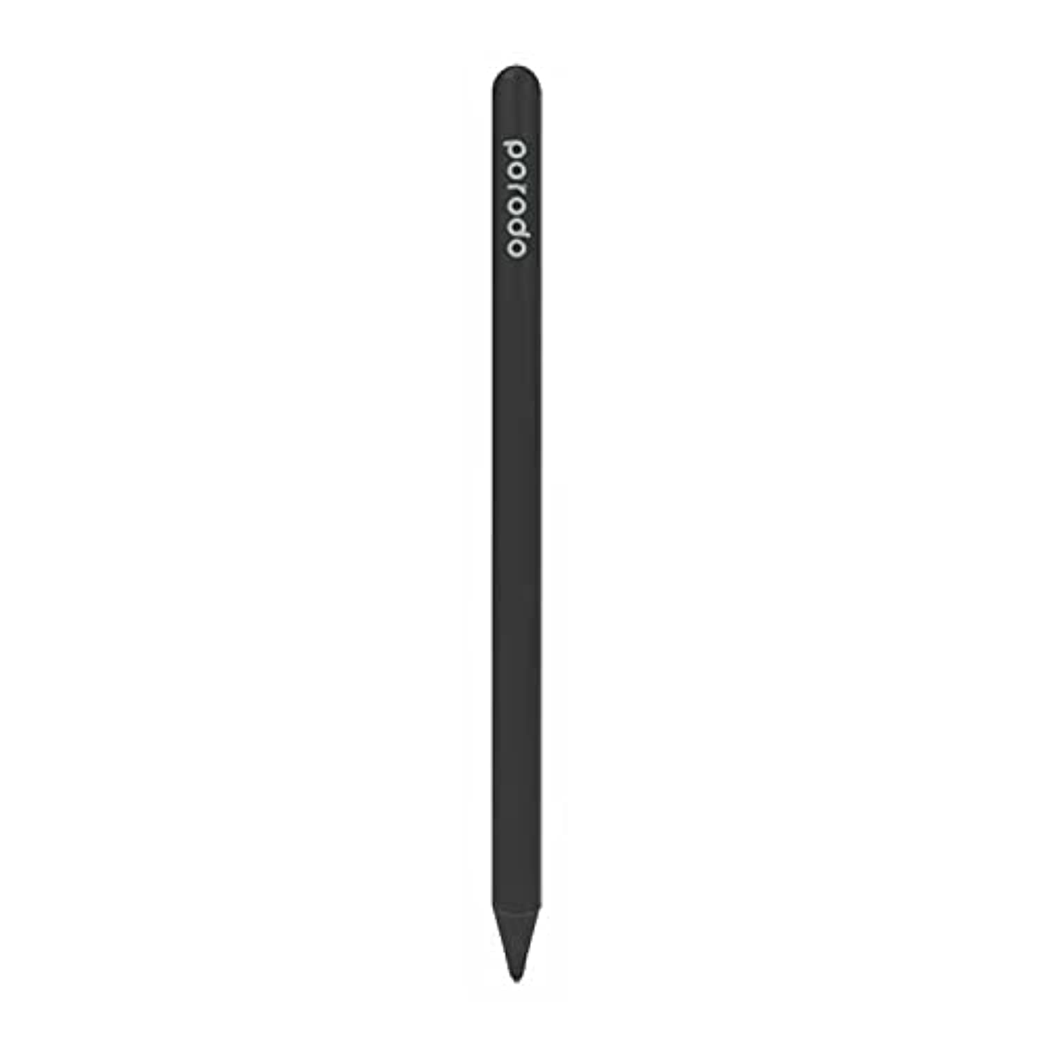 Porodo Universal Smart Pencil, Pixel-Perfect Precision, Magnetic Attachment, 1.5mm Nib, Double Tap Function, Type-C Port [30cm Cable Included] - Black MG Pencil [Black]