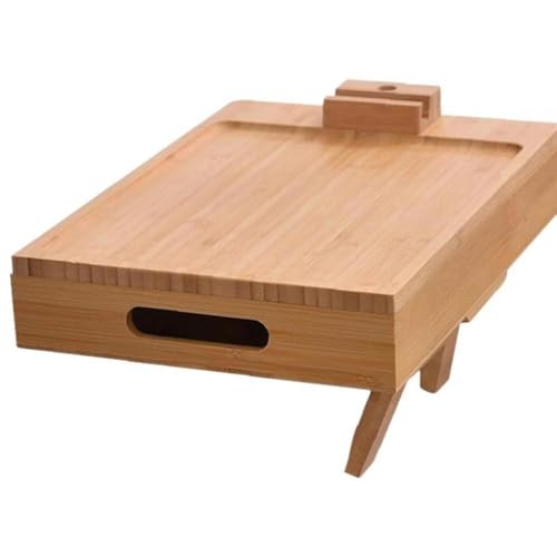 ソファアームレストトレイ 収納ボックス付き 木製 大型 ソファカップホルダー ポータブル 多目的 軽量 回転電話ホルダー 家庭用