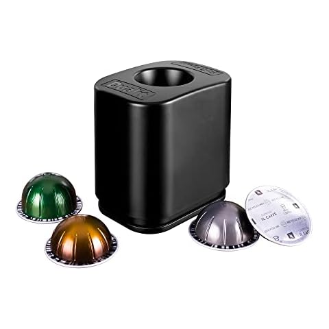 EcoPress for Vertuo* Aluminium Coffee Capsule Recycling Tool by Dualit - Vertuo Recycler - Premium Eco Friendly Tool for Standard Vertuo Capsules & Coffee Grounds Cover