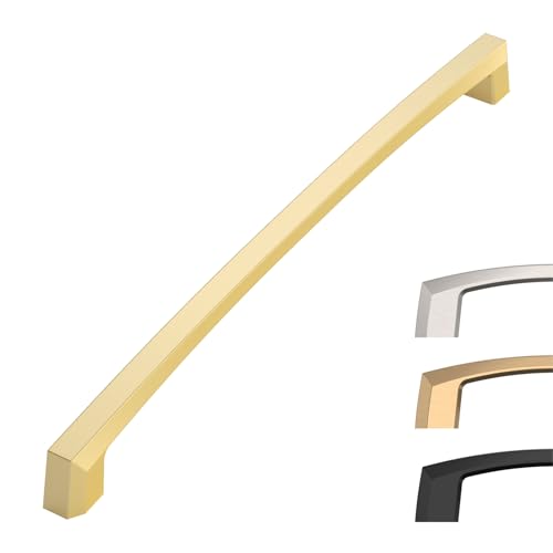 Image of 10 Pack Cabinet Pulls - 9 Inch Handles, Gold Drawer Pulls