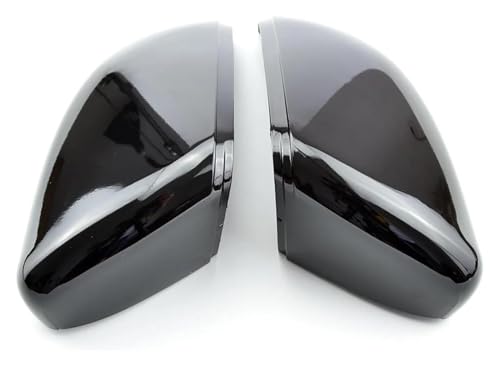 Coque Rétroviseur Latéral pour VW Golf 6 MK6 GTI 2009-2012 Noir Brillant