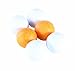 Redline Tournament-Size Accessory Foosballs for Any Foosball Table (6-Pack ? 4 White and 2 Orange)