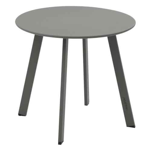 Hespéride - Table d appoint de Jardin Ronde saona Vert Laurier 70 x 40cm en Acier