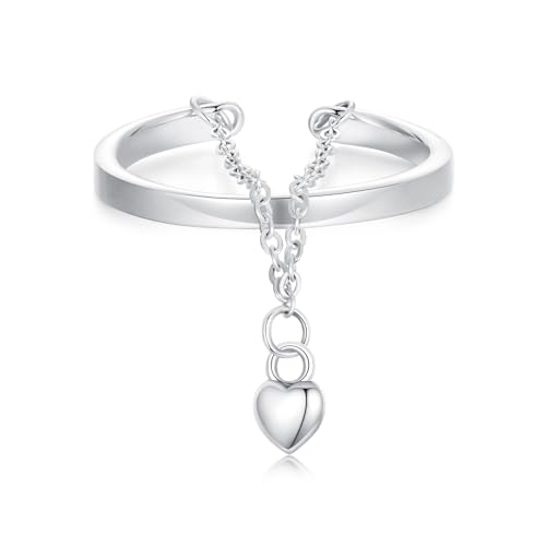 Bague initiale cœur ajustable : le cadeau bijou alphabet ado parfait