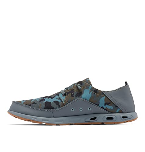 Columbia Sapato náutico masculino Bahama Vent PFG de renda relaxado, Grafite/Metal