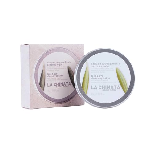 Bálsamo Desmaquillante Natural para Rostro y Ojos La Chinata - Limpieza Suave y Eficaz - Elimina Maquillaje Resistente al Agua - Todo Tipo de Piel - 85g