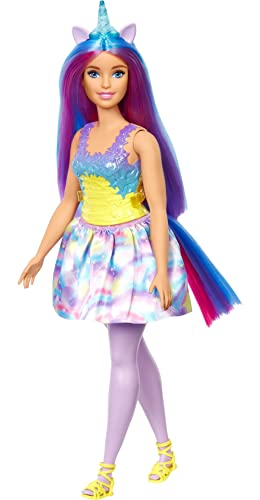 Muñeca Barbie Dreamtopia Unicornio con Falda y Accesorios miniatura 4
