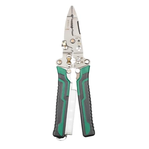 [ahomeone]多機能電工ペンチ ワイヤーストリッパー 折りたたみ式ツール｜10-in-1プロ仕様＆耐摩耗鋼製｜電気工事/DIY修理に最適｜コンパクト収納可能な電線クリンパー ストリッパー ツイスター一体型