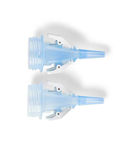 Ameda Wide Neck Breast Milk Storage Bag Adapters, 1 Pair (2 Count)