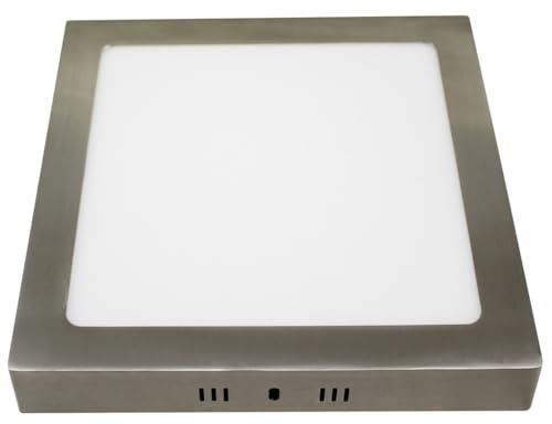 Downlight carré LED 18W pour un salon lumineux et une ambiance chaleureuse