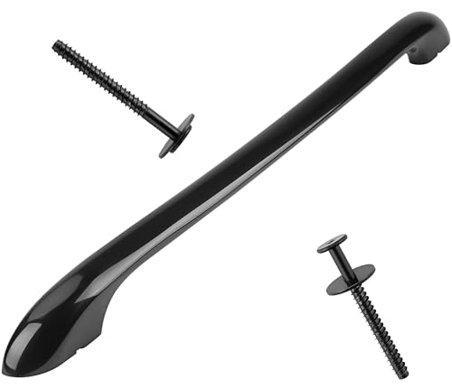 MIFLUS 5304458312 Oven Door Handle Replacement Compatible for Ken-More Elec-trolux Frigi-daire Oven Range Stove Stove Handle Replaces 316443600 AP3965016 with 2 * 316433300 Screws