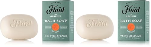 Floid Vetyver Splash Bath Soap, pastilla jabon de baño 100%...