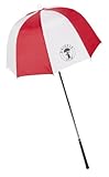 DrizzleStik Flex - Golf Club Umbrella (Red/White) 23" x 2" x 2"