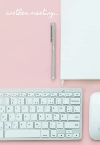 Another Meeting Notebook | 6.69 x 9.61 Size | Meeting Notes