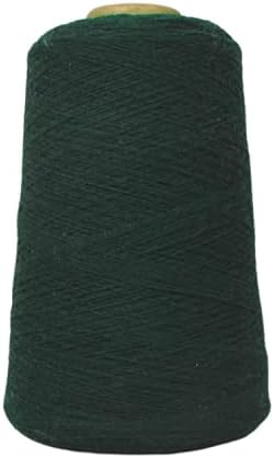 100% Wool Weaving Yarn - Ruby Red - Half Pound Cone