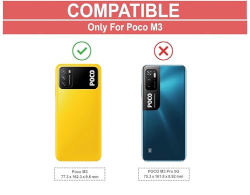 Image of Hybrid Carbon Fiber Back Case for Poco M3 (Black)