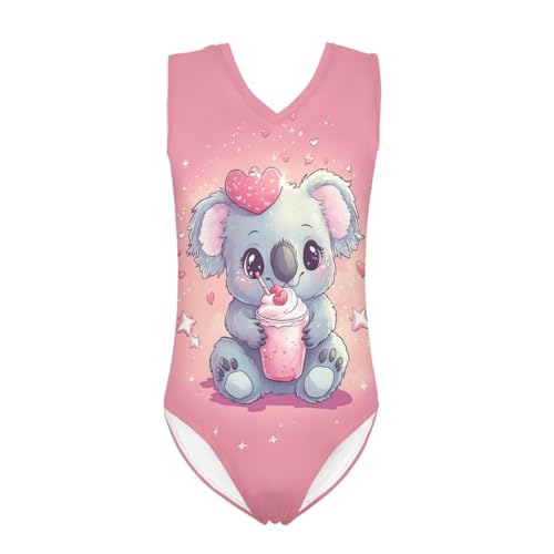 Image of Swimsuits for Girls 3-14 Sleeveless Bathing Suit for Kids Summer One Piece Swimming Suits