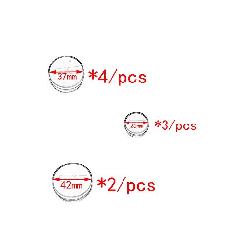 RuleaxAsi 9 PCS Quadro da motocicleta Plug Kit Protetor Tampa do furo Tampa do quadro Plugues de sub