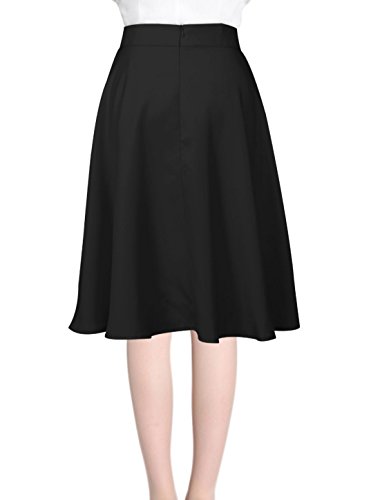 Allegra K Ginocchio Lunghezza Tondo Orlo Elegante