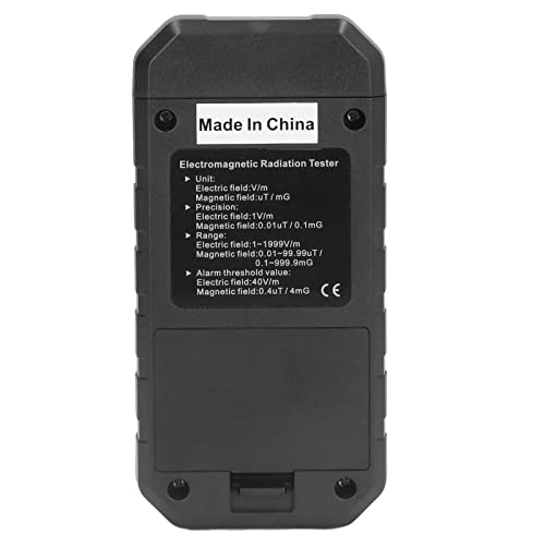 Medidor EMF portátil con pantalla LCD digital retroiluminada miniatura 4