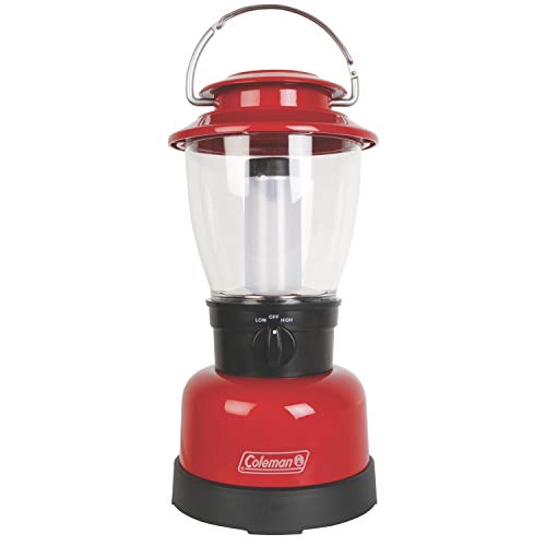 Coleman 700L LED Lantern with 4D Battery, Water & Impact-Resistant Lantern with Carry Handle, Lifetime LED Lights Never Need Replacing