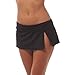 La Blanca Women's Island Goddess Shirred Band Slit Skirted Hipster Bikini Bottom