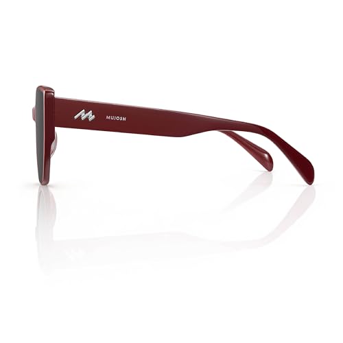Image of Cat Eye Sunglasses UV400 Trendy Acetate Exclusive Brand of EssilorLuxottica