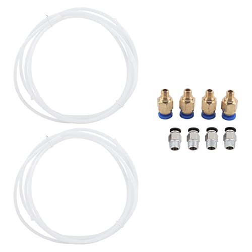 PTFE PTEE Tube Set for a 3D 3D ABS Printer of 1.75 Mm, Easy Installation for DIY Employees