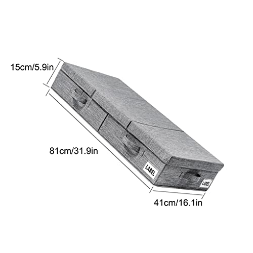 irene inevent Caixa de armazenamento embaixo da cama Recipientes Tampas Caixas para doméstico Brinqu