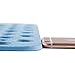 Nonslip Bathtub Mat Extra Soft TPE Bath Mat for Kids, Machine Washable Bathroom Shower Mat, Smooth/Non-Textured Tubs Only, 30L x 17W Inch (Blue)