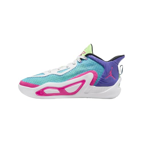 Tatum 1 Big Kids' Basketball Shoes (FV0172-400, Lagoon Pulse/Psychic Purple/White/Pink Blast) Size 7