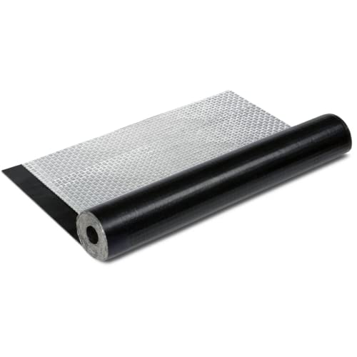 DSTOCK60 - Rouleau 2 Mètres de chape bitume aluminium paxalu – Largeur 1 m – Couvre 2m² - Découpe au mètre - Etanchéité souple pour toiture, cabane, niche...