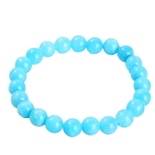 Bracelet de jade bleu cadeau de fortune pour femmes en perles de cristal