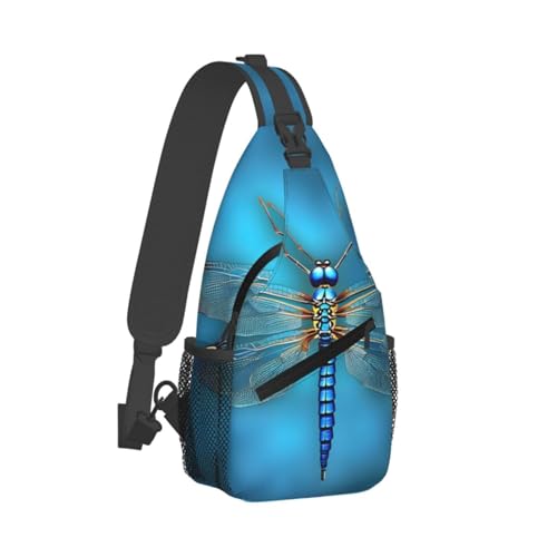 Mochila crossbody MyPiky patrón Odonata unisex miniatura 2