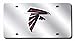 NFL Atlanta Falcons Laser Cut Auto Tag, Silver