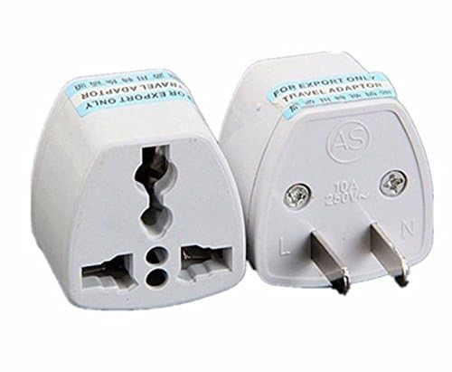 ANRANK 2 Pack UAE25010AK High Performance Universal UK/EU/AU to US Adapter Travel Power Plug Adapter Converters2