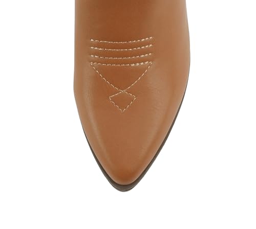 Image of Soda inchBLAZING inch ~ Women Western Bootie Pointe Toe with Low Heel (Wide Fit Available)