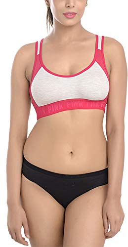 Image of FIMS - Fashion is my style Sports Bra Panty for Women Full Coverage Combo Everyday Bra Panty, See Main Image to Check How Many Sets You Will Get