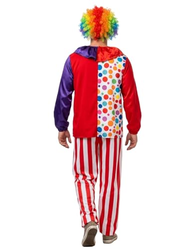 Image of BookMyCostume Clown Joker Fancy Dress Collection - Colorful Circus Performer & Funny Character Outfits for Boys and Girls - Ideal for School Annual Day, Role-Play, Birthday Events & Halloween Costume