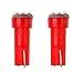 cciyu 20 Pack T5 3-3014SMD Instrument Dashboard Wedge LED Car Light Bulbs Lamp 37 73 Red Fit 1995-1997 1999-2002 For Dodge Spirit Viper Stealth B3500 B2500 Ram 3500 Ram 2500 Intrepid Avenger Durango