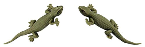 Image of AGC Fake Lizard & Snake Combo Toys | Realistic Rubber Chipkali & Snake Prank Toy | Scary Prank Gadget for Kids & Adults | Real Looking Reptile Toy for Fun & Decoration (Pack of 1 Lizard + 1 Snake)