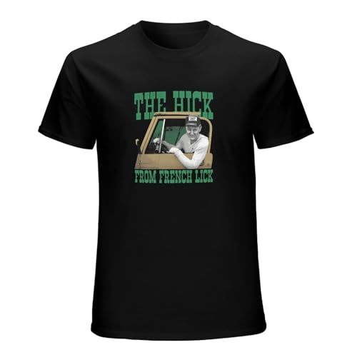 The Hick from French Lick Larry Bird - Camiseta para hombre, informal, unisex, color negro, Negro , 3XL