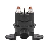 Este relé de solenoide de arranque es fácil de instalar, utilizando un método de instalación plug-and-play, lo que hace que su vehículo sea más cómodo de usar; Durabilidad del relé: energización estable conductora resistente al desgaste
