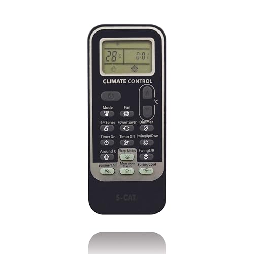Image of S-CAT Compatible with Whirlpool AC Remote Control Climate Control Model DG11J1-52 (No Backlight) 192 Suitable for Split /Window AC (Match Old Remote Exactly, for Any Issues Contact Customer Care)