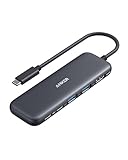 Anker USB C Hub, 332 USB-C Hub (5-in-1) mit 4K HDMI Display, 5Gbps Datenanschluss und 2 USB-A Ports...