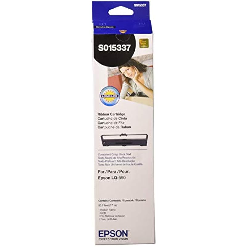 EPSS015337 - Epson Black Ribbon Cartridge