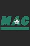  MAC: Macau Notizbuch mit blanko 120 Seiten in weiß. Notizheft mit der macauischen Flagge
