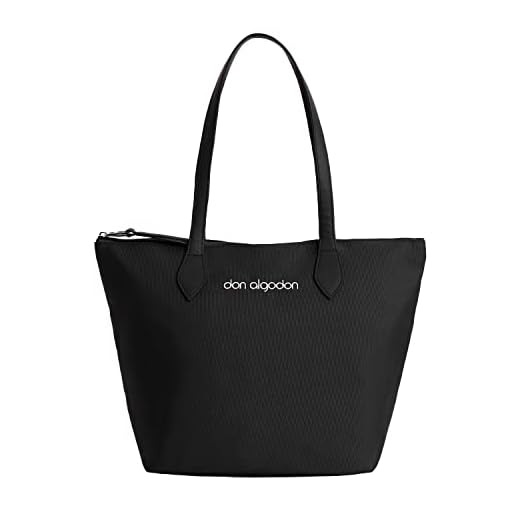 DON ALGODON Telma, Bolsos Mujer, De Negro (Black), 38x35x28 Cm
